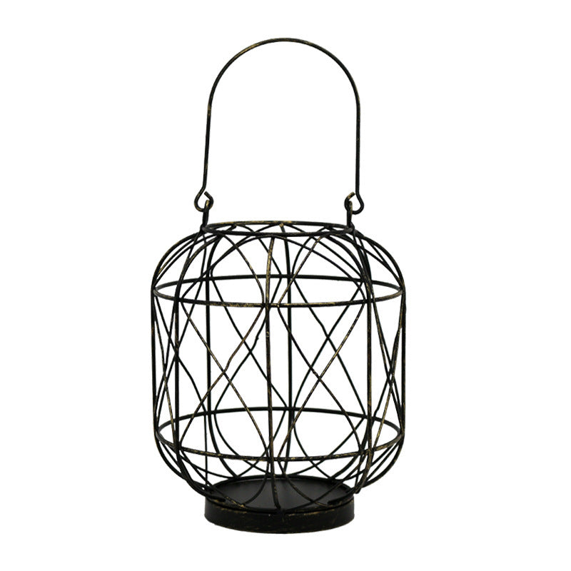 Metal Cage Candle Holder for Interior Decoration