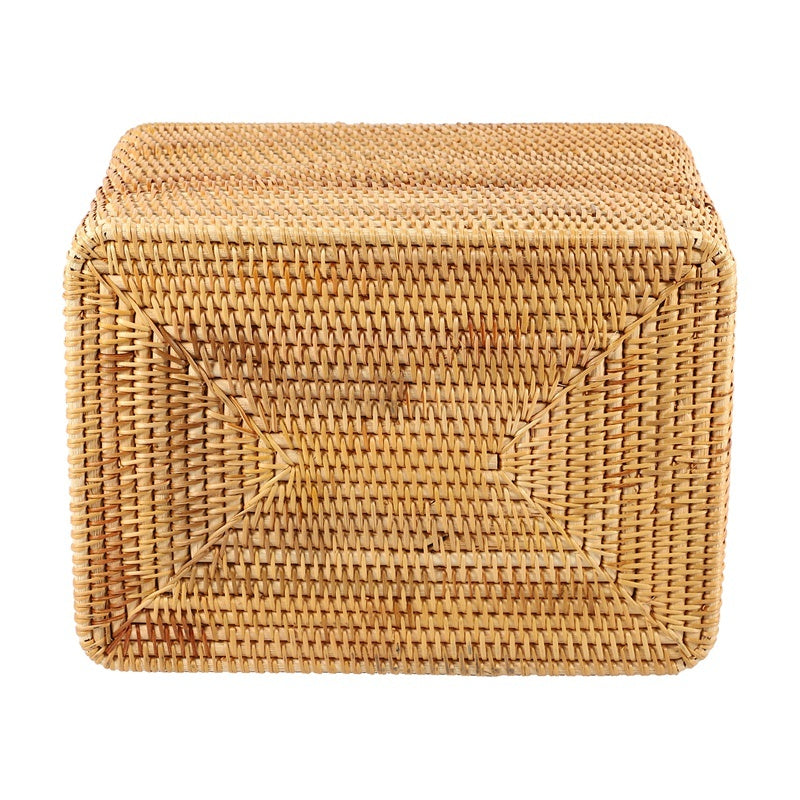 Rattan Storage Basket for Decorative Interior Organization