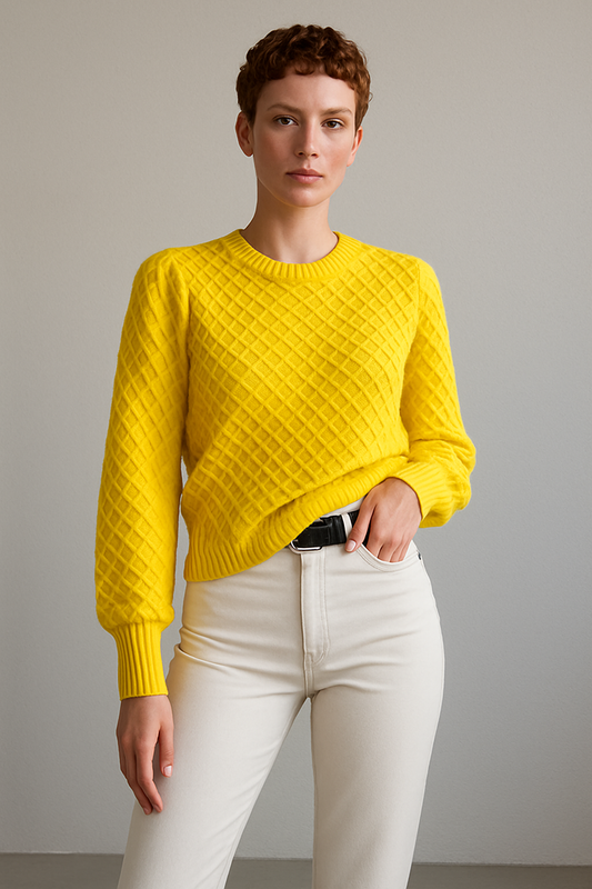 Round Neck Long Sleeve Sweater