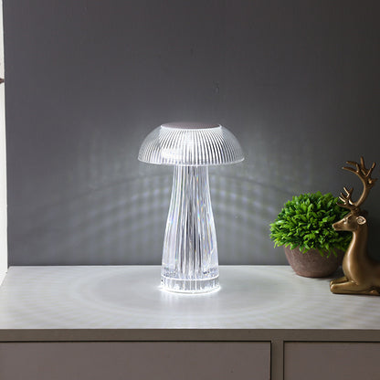 Crystal Style Jellyfish Table Lamp for Decorative Interiors