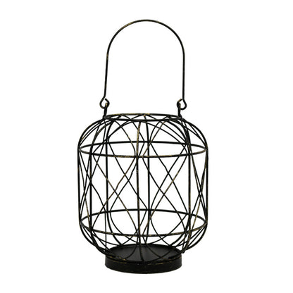 Metal Cage Candle Holder for Interior Decoration