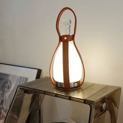 Portable Wine Bottle Table Lamp for Living Room or Bedroom Decoration