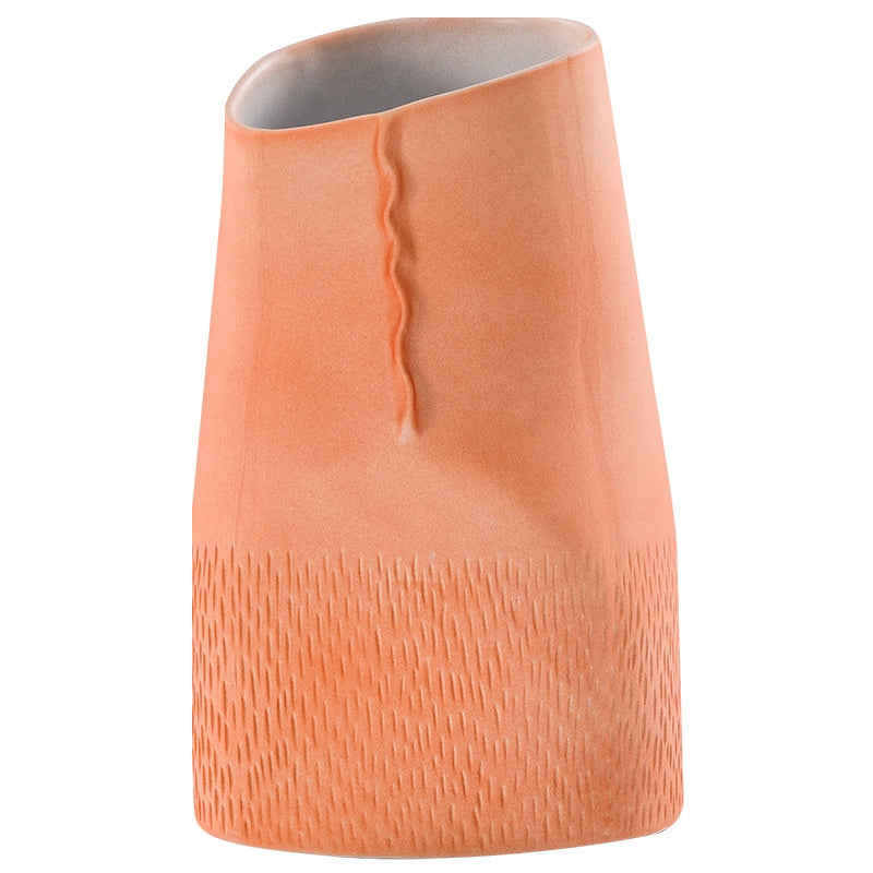 Simple Ceramic Vase for Indoor Flower Decoration