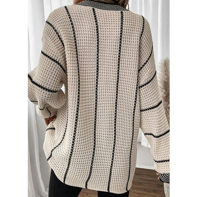 Vertical Casual Loose Women's Sweater